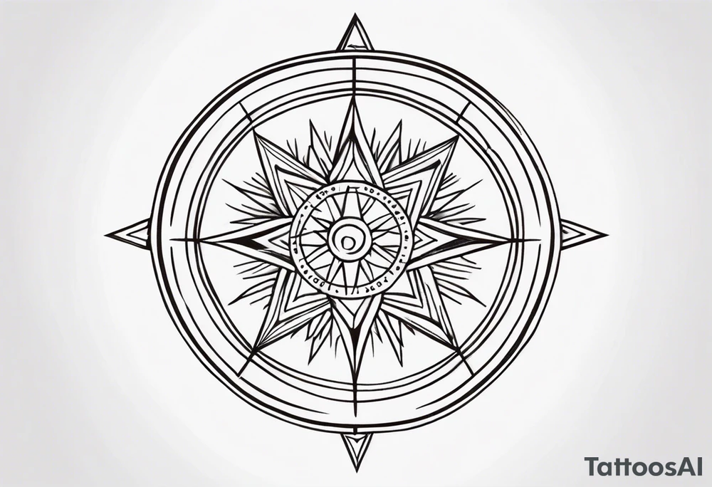 compas tattoo idea