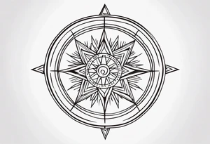 compas tattoo idea