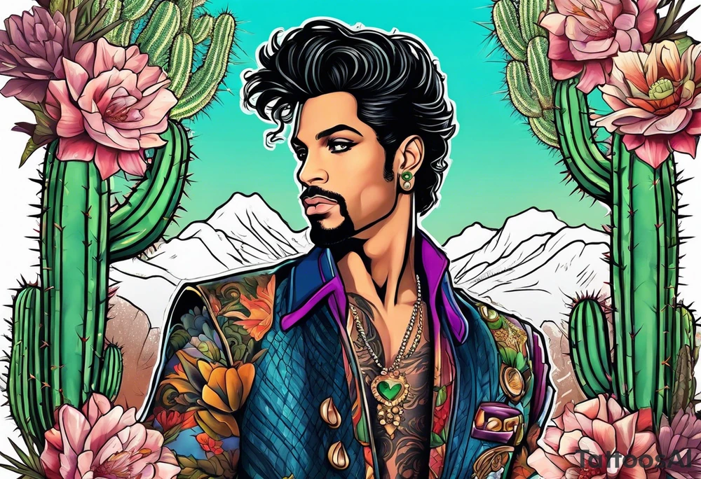Prince among men cactus tattoo idea
