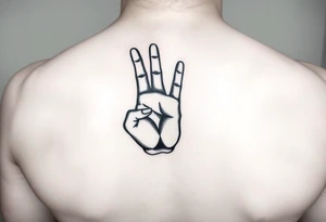 Buddha hand making 'like' gesture. Thumbprint is a social media logo. Dotwork style, black ink, 7cm. tattoo idea