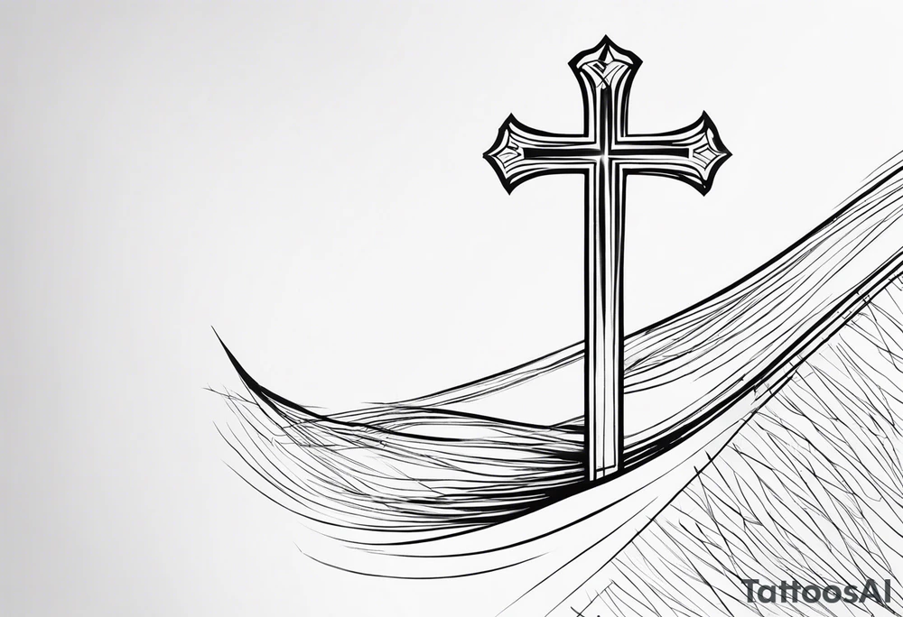 “Let me let them know your name let me let them know the pain”
Biblical cross tattoo idea