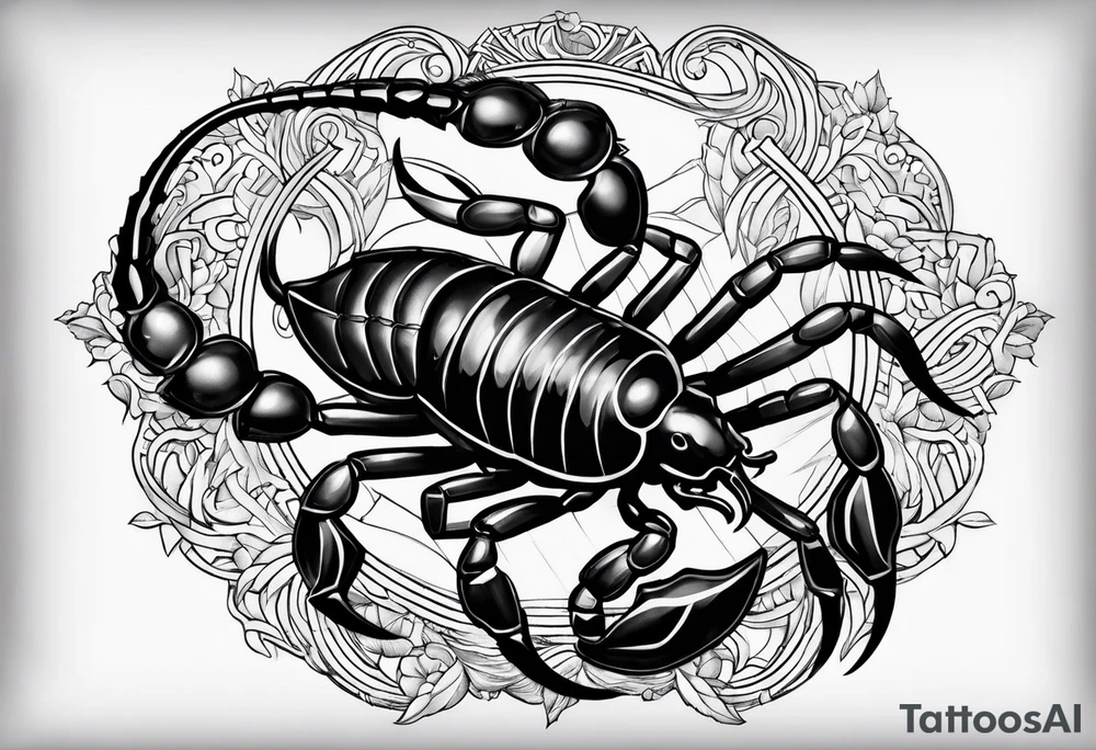 scorpio tattoo idea