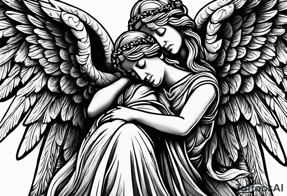 Weeping angels from Dr. Who, male upper arm tattoo tattoo idea Weeping angels from Dr. Who, male upper arm tattoo tattoo idea
