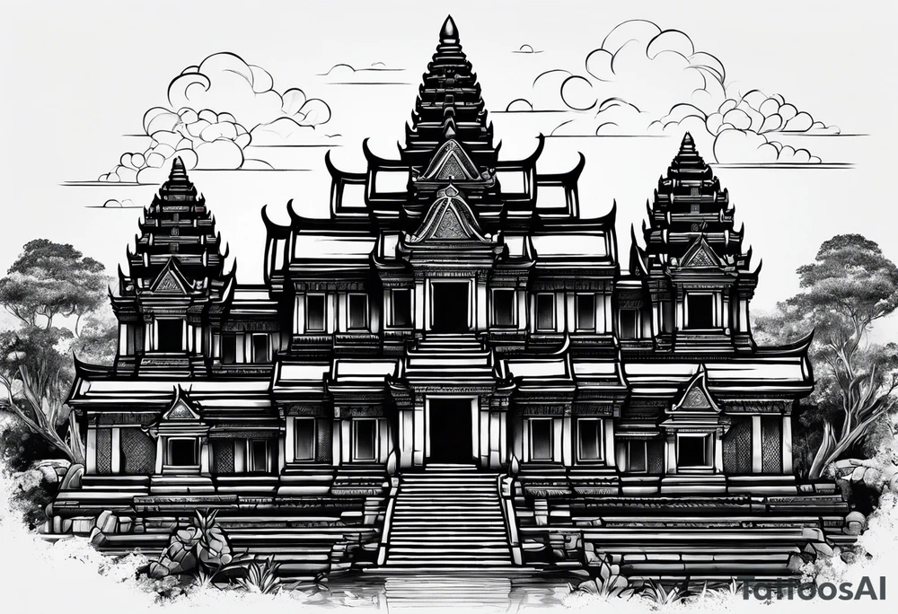 angkor wat tattoo idea