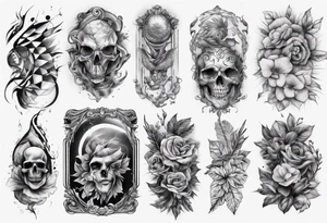 ARM SLEEVE 
REALISTIC tattoo idea