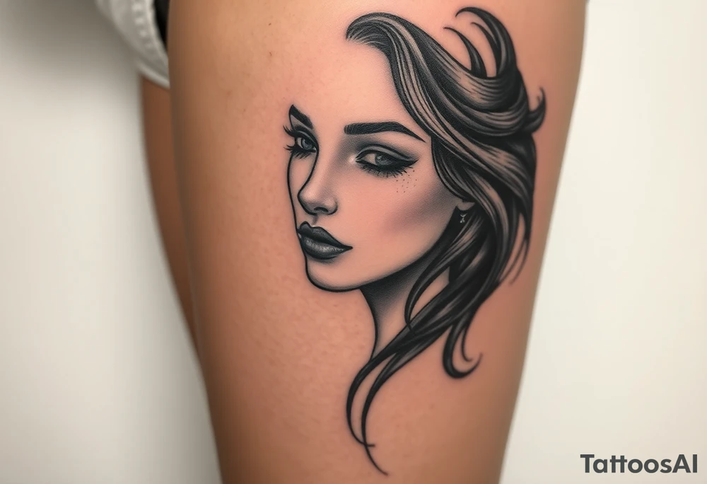 Something sexy that represents a woman who has done 15 years in prison has been hurt over and over but is independent bit just wants to be loved tattoo idea