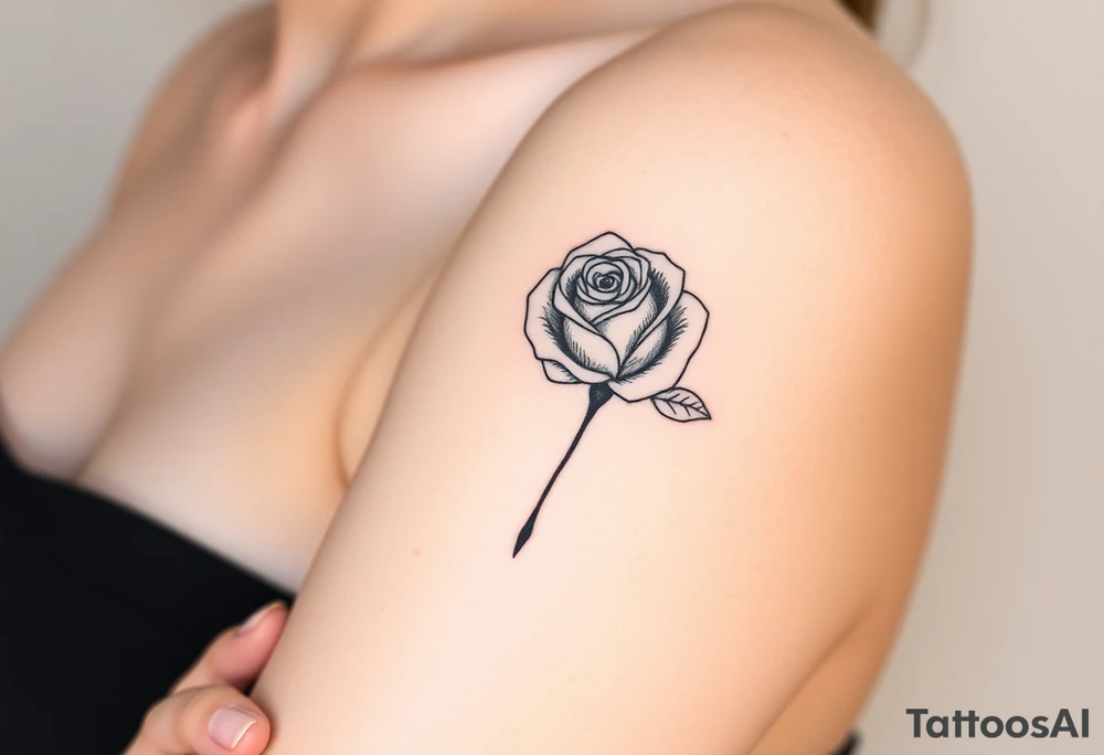 rose tattoo idea