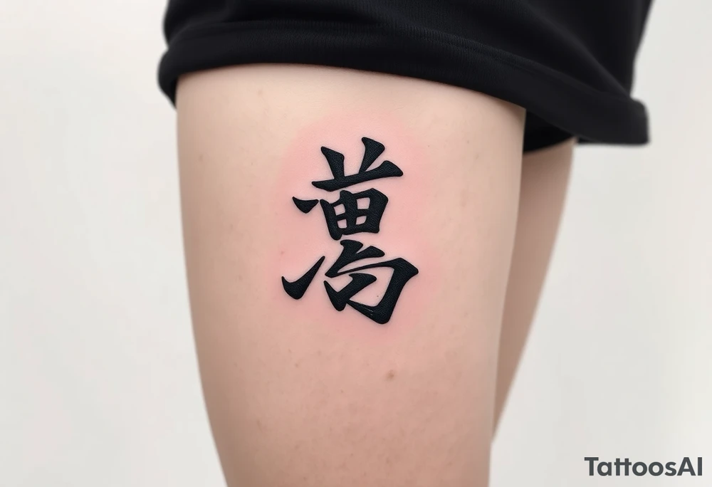 二千六年十二月三十日 in kanjis sosho thin lines tattoo idea