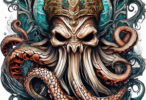 Kraken, up close, tattoo idea
