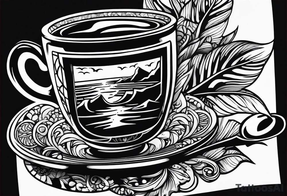 GULF SIDE COFFEE tattoo idea