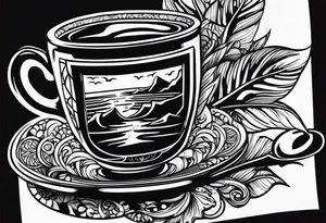 GULF SIDE COFFEE tattoo idea