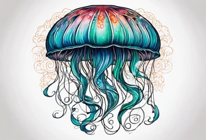 Jellyfish tattoo idea