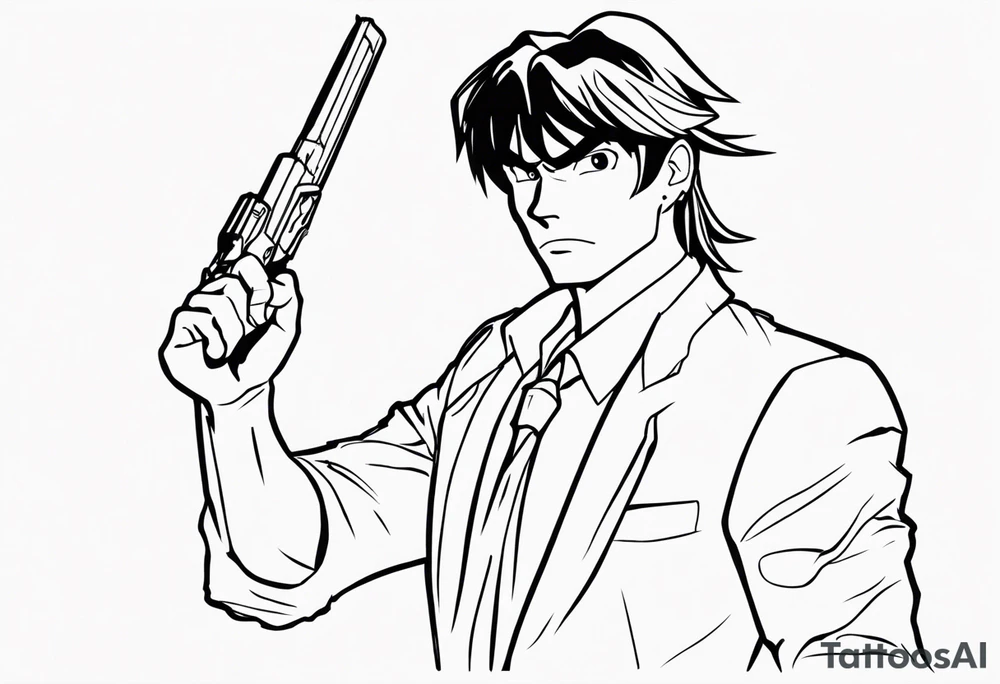 détective conan tattoo idea