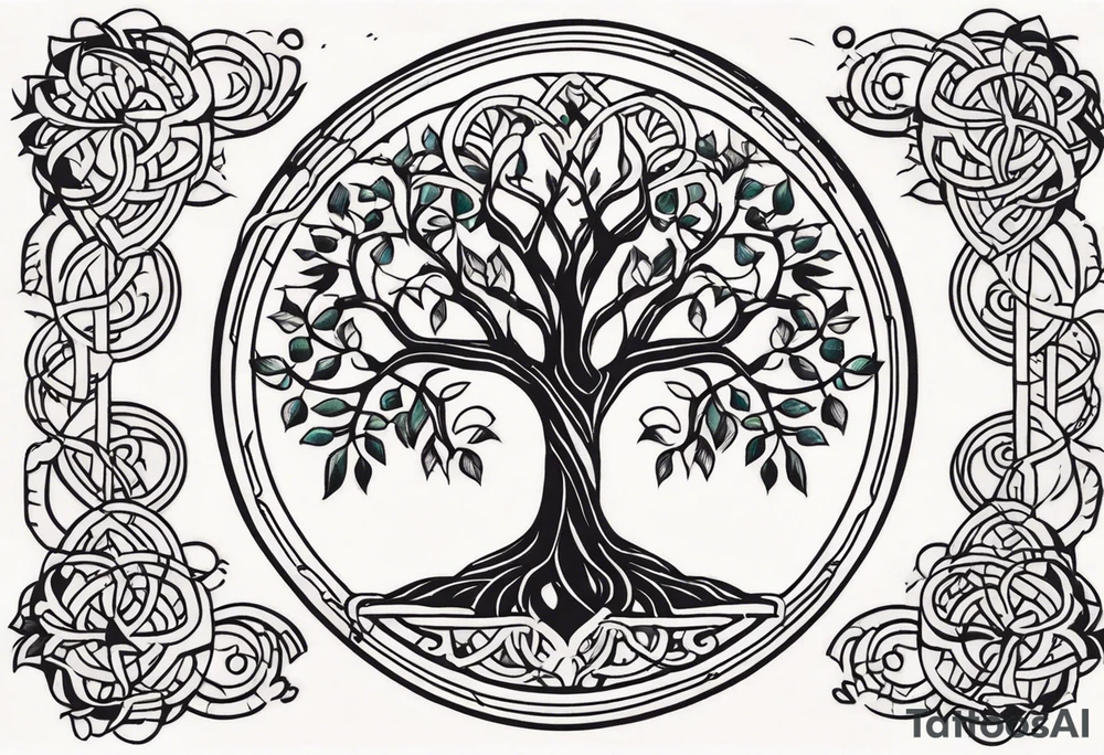 tree of life tattoo idea