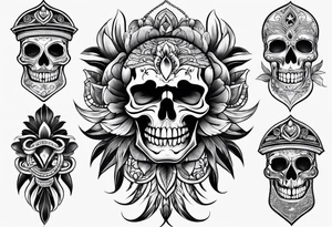 Eastern Caribbean islands tattoo idea