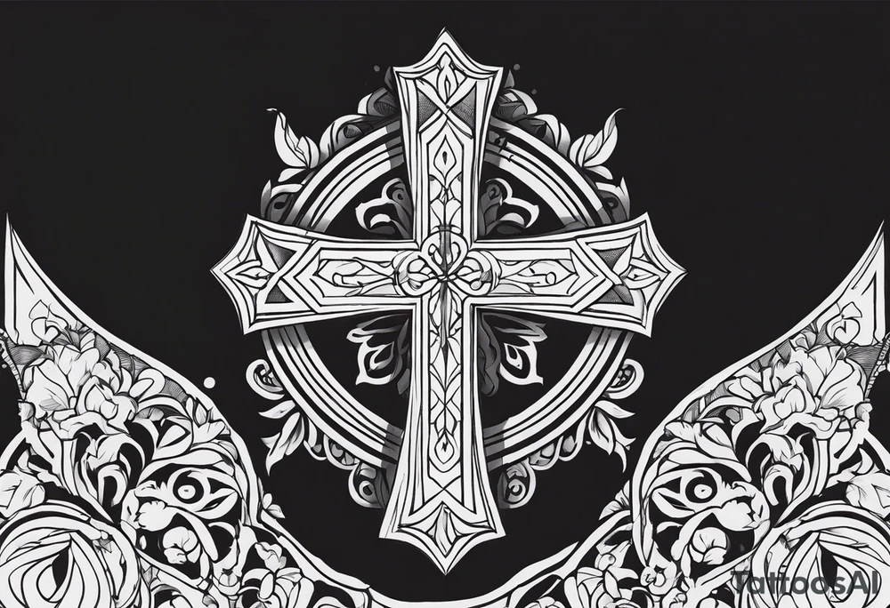 cross tattoo idea