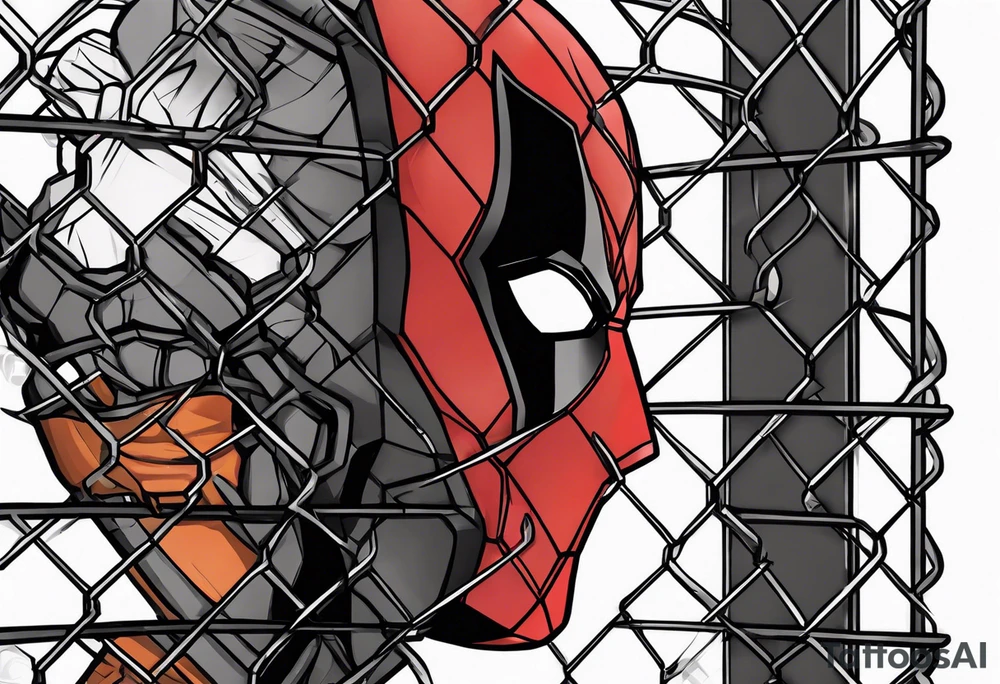 Wade wilson jail tattoo idea