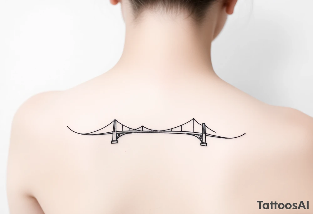 roberto clemente bridge pittsburgh pa thin lines tattoo idea