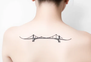 roberto clemente bridge pittsburgh pa thin lines tattoo idea