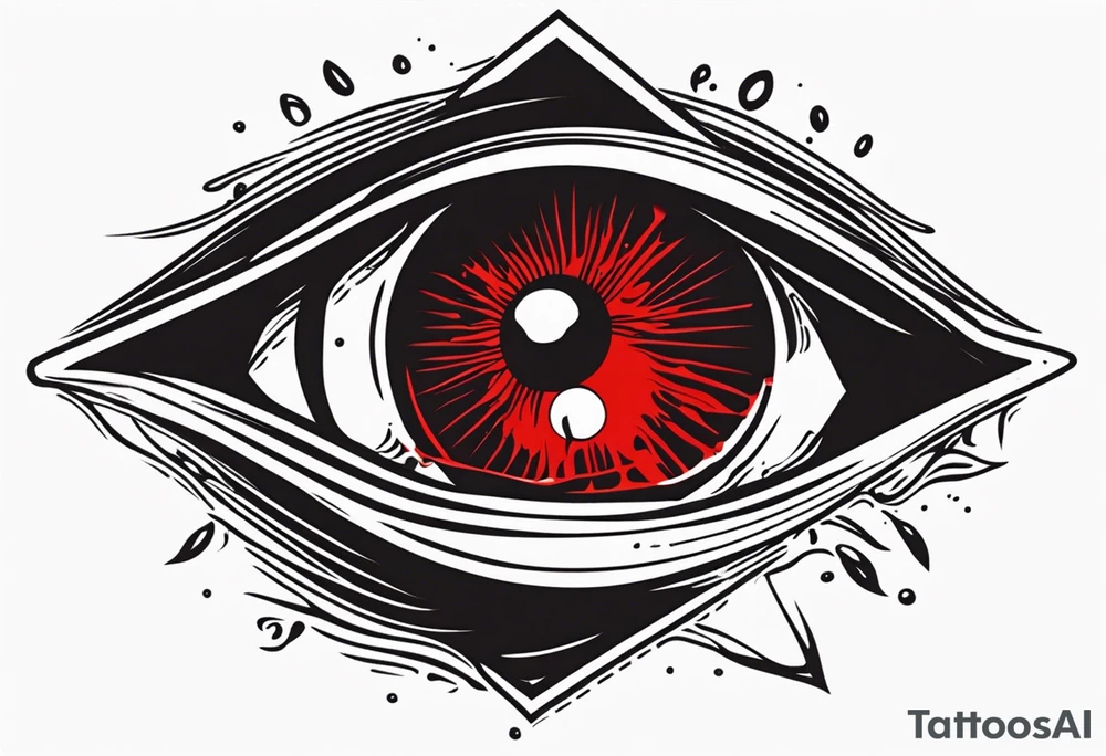 Hellsing bleeding eye logo tattoo design tattoo idea