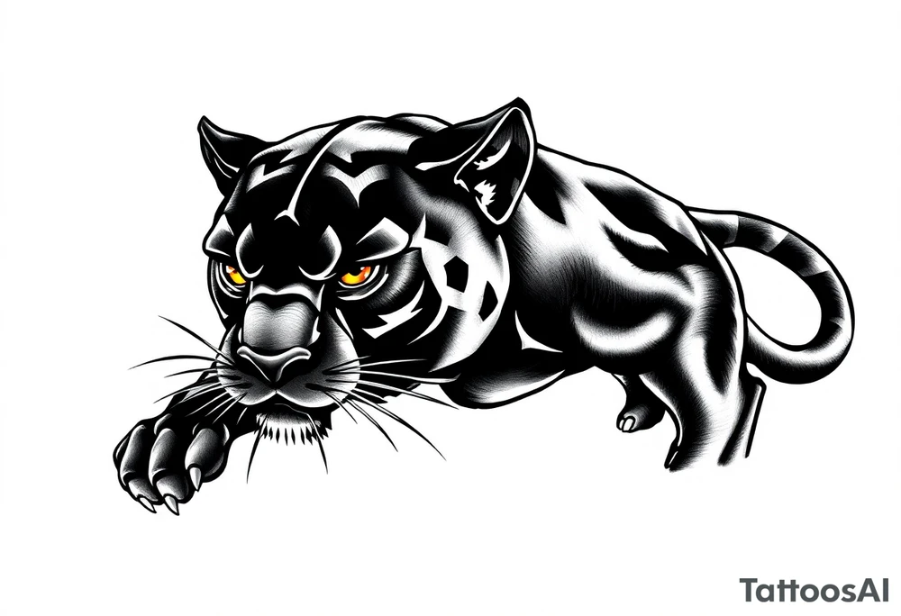 Black Panther tattoo idea