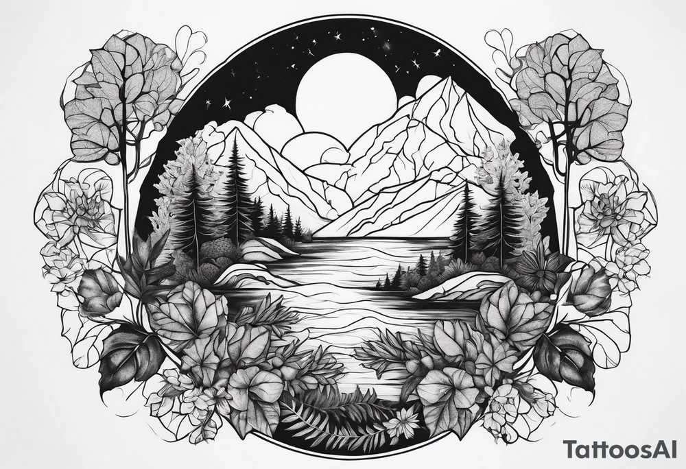 nature tattoo idea