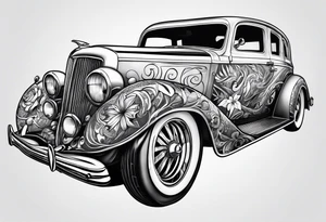 Sprinr car tattoo idea