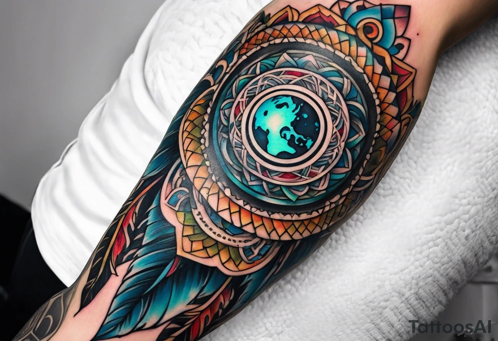 earth tattoo idea