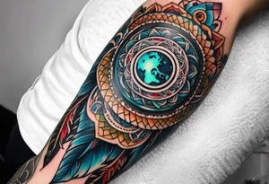 earth tattoo idea