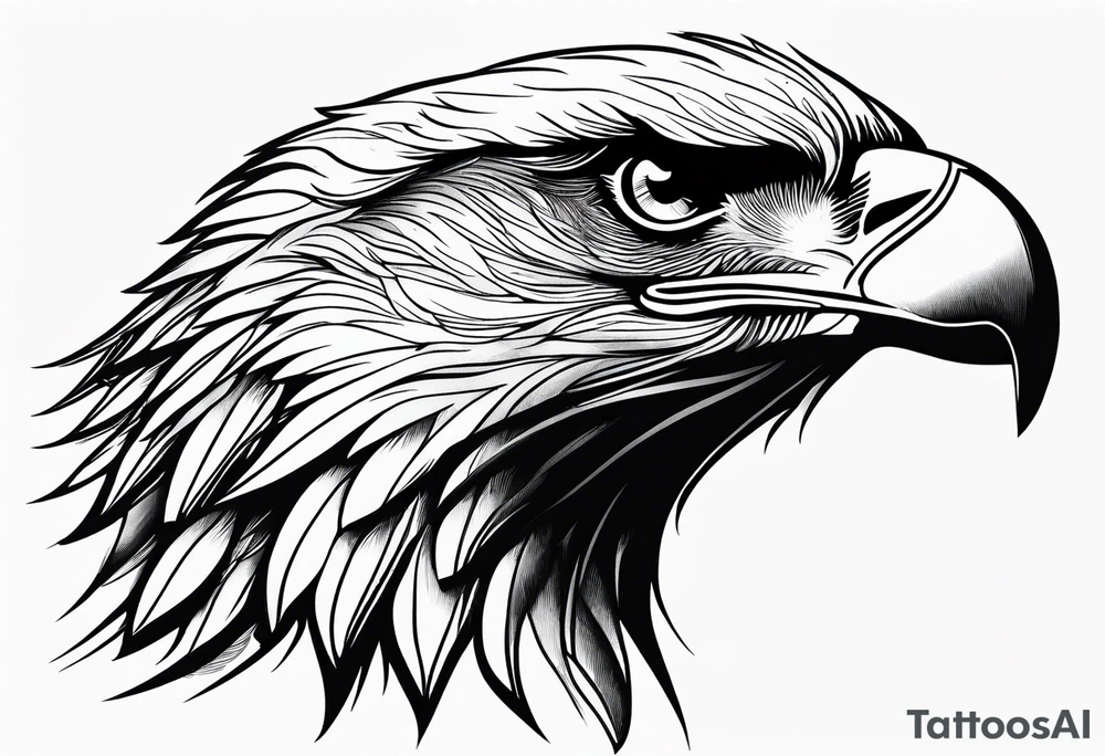 Swooping Eagle tattoo idea