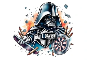 futuristic, star wars, space, Harley Davidson, skateboarding, camping, puzzle pieces, video games, heaven, god, outdoors, bullets,
Seth J. Carter AKA "Darth Carter"
12/29/88-01/06/2025 tattoo idea
