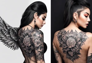 back tattoo covering the whole back design tattoo idea