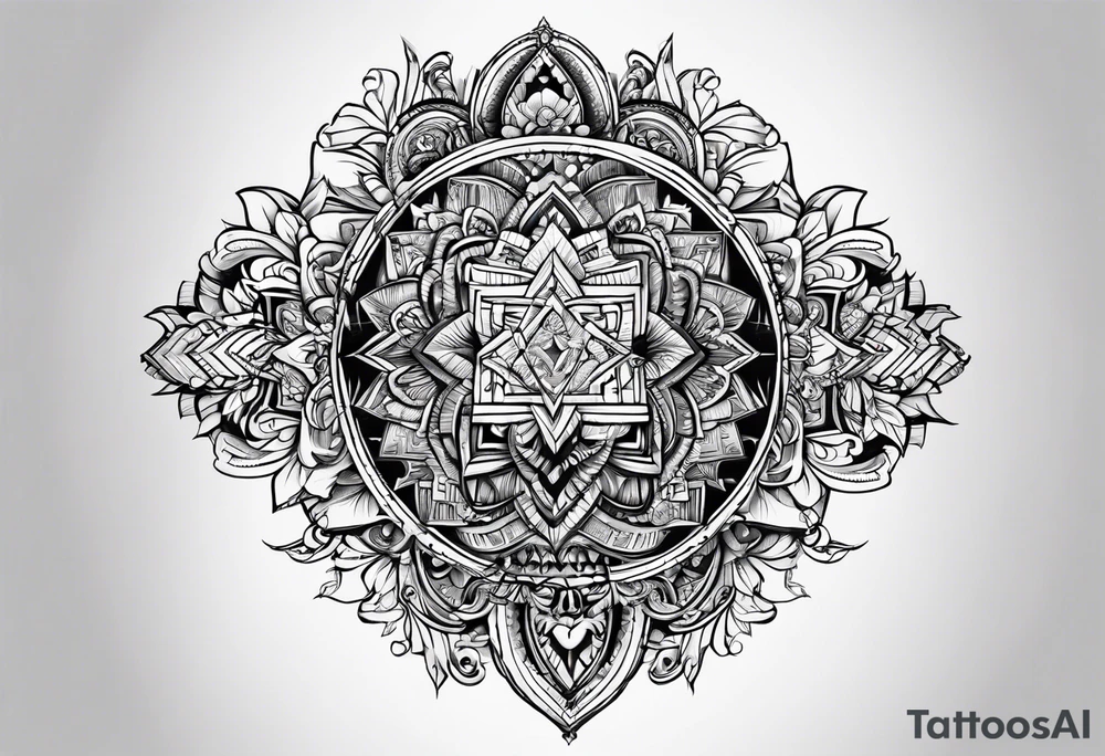 God is love tattoo idea