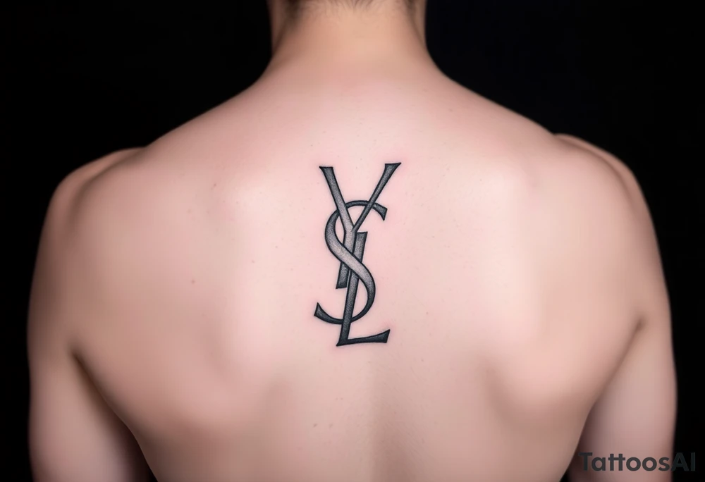 YSL logo tattoo idea