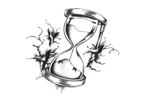 Hour glass tattoo idea