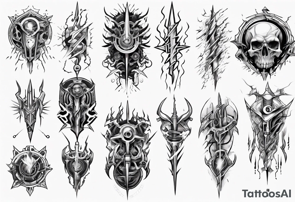 lightning tattoo idea