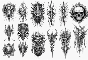 lightning tattoo idea