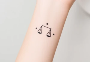 Libra stars tattoo idea