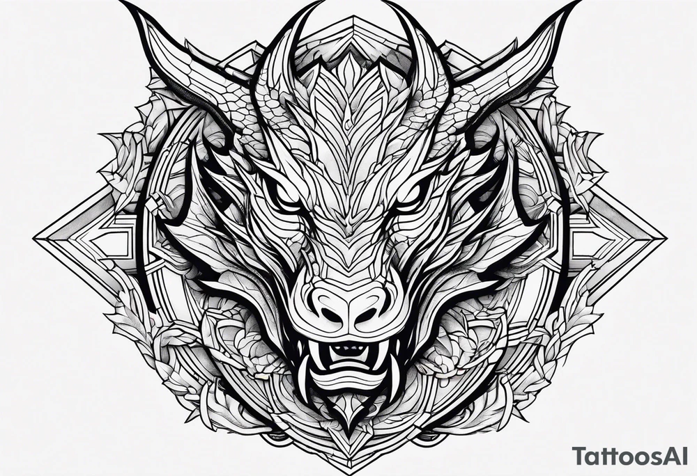 Dragon tattoo idea