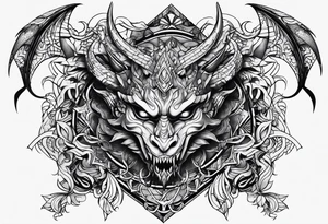 Demon stealing my soul tattoo idea