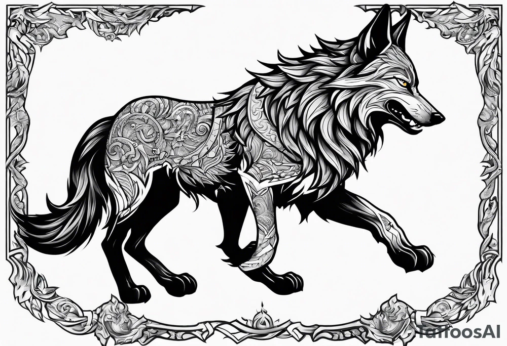 Fenrir tattoo idea