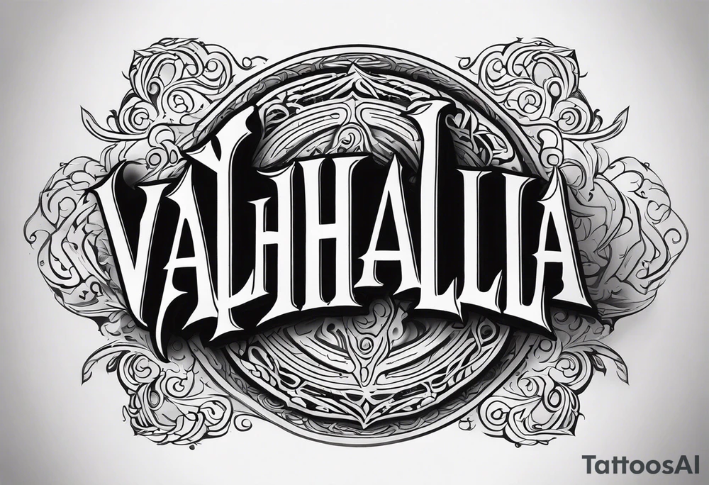 Valhalla mist tattoo idea