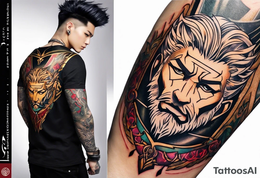 Gilgamesh from fate stay zero tattoo idea