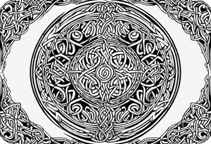 celtic ailm tattoo idea