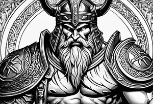 Ares the greek god of war tattoo idea