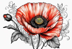 Poppy flower, 12/21/2006 tattoo idea