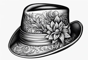 Hat on nack tattoo idea