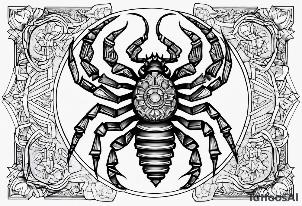scorpio tattoo idea