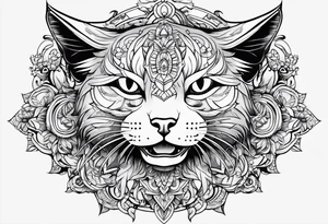 brom's cat tattoo idea
