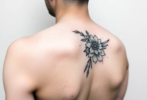 Simple minimalist feminine tattoo small line art on arm tattoo idea